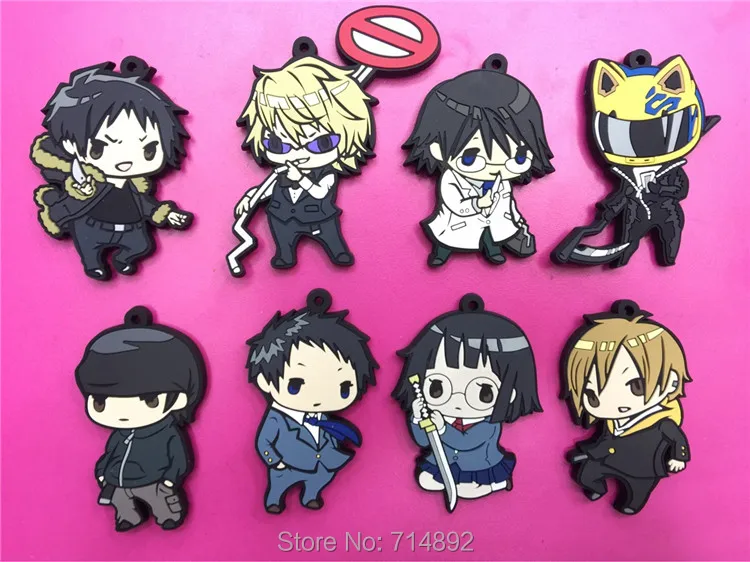 8 шт./компл. DuRaRaRa! Фигурные брелки аниме DRRR Izaya Sturluson Masaomi Shizuo для телефонов