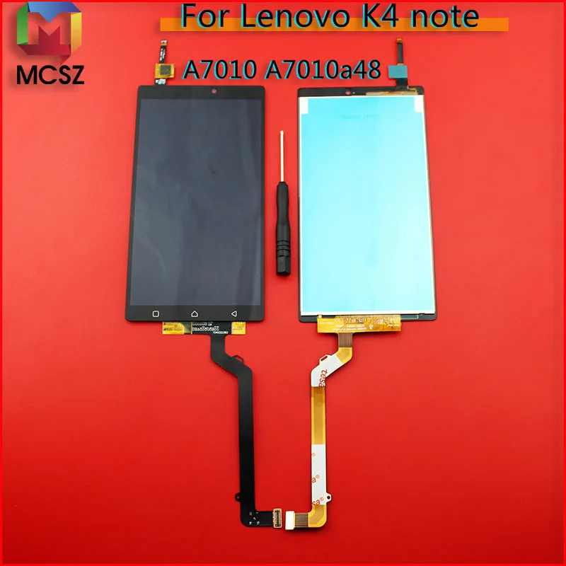 Сменный ЖК дисплей и тачскрин для Lenovo A7010 дигитайзер в сборе Vibe K4 Note A 7010 сменный