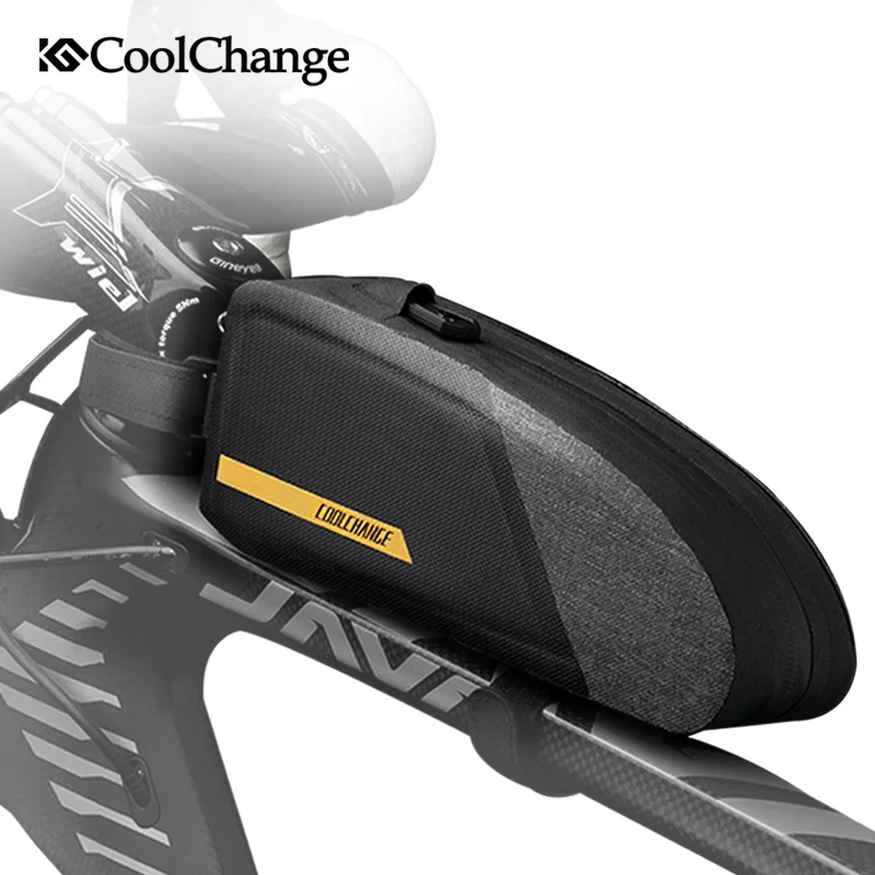 CoolChange Reflective Portable 1-1.6 L Bike Bag Waterproof Cycling Phone Bicycle Front Tube Pannier Pouch Accessories | Спорт и