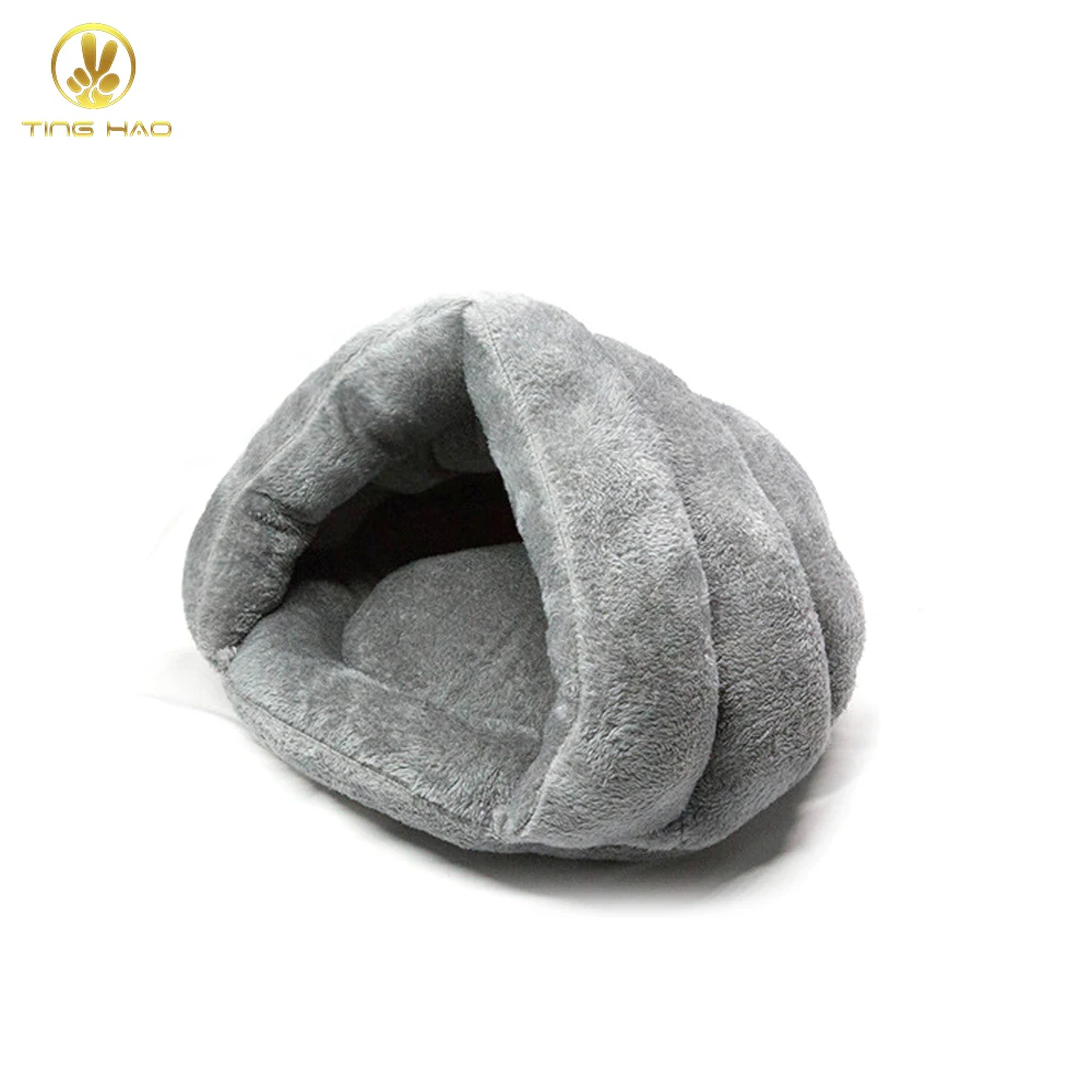 

TINGHAO Soft Kitten Cat Dog House Puppy Cave Pet Sleeping Bed Mat Pad Igloo Nest