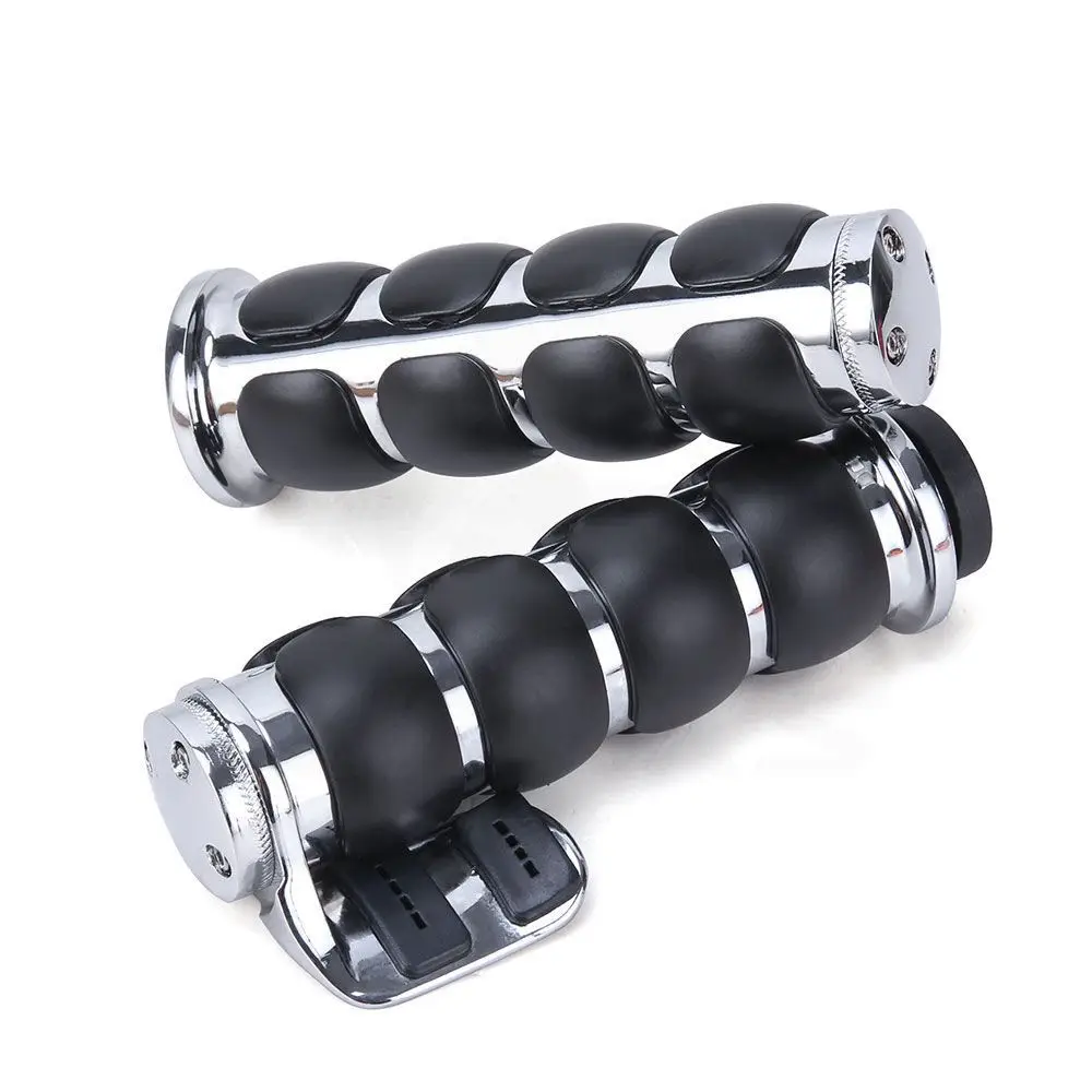 

Universal 25mm 1" Or 22mm 7/8" Motorcycle Handlebar Handle Bar End Hand Grips For Harley Davidson Honda Cruiser Chopper Custom