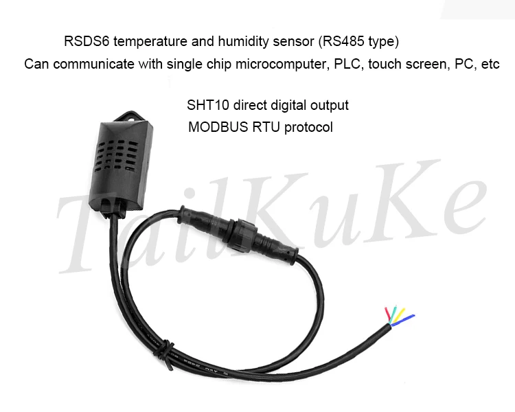 RSDS6 Температура и влажности Сенсор RS485 Промышленных Высокой Точности Температура и влажности передатчик MODBUS протокол