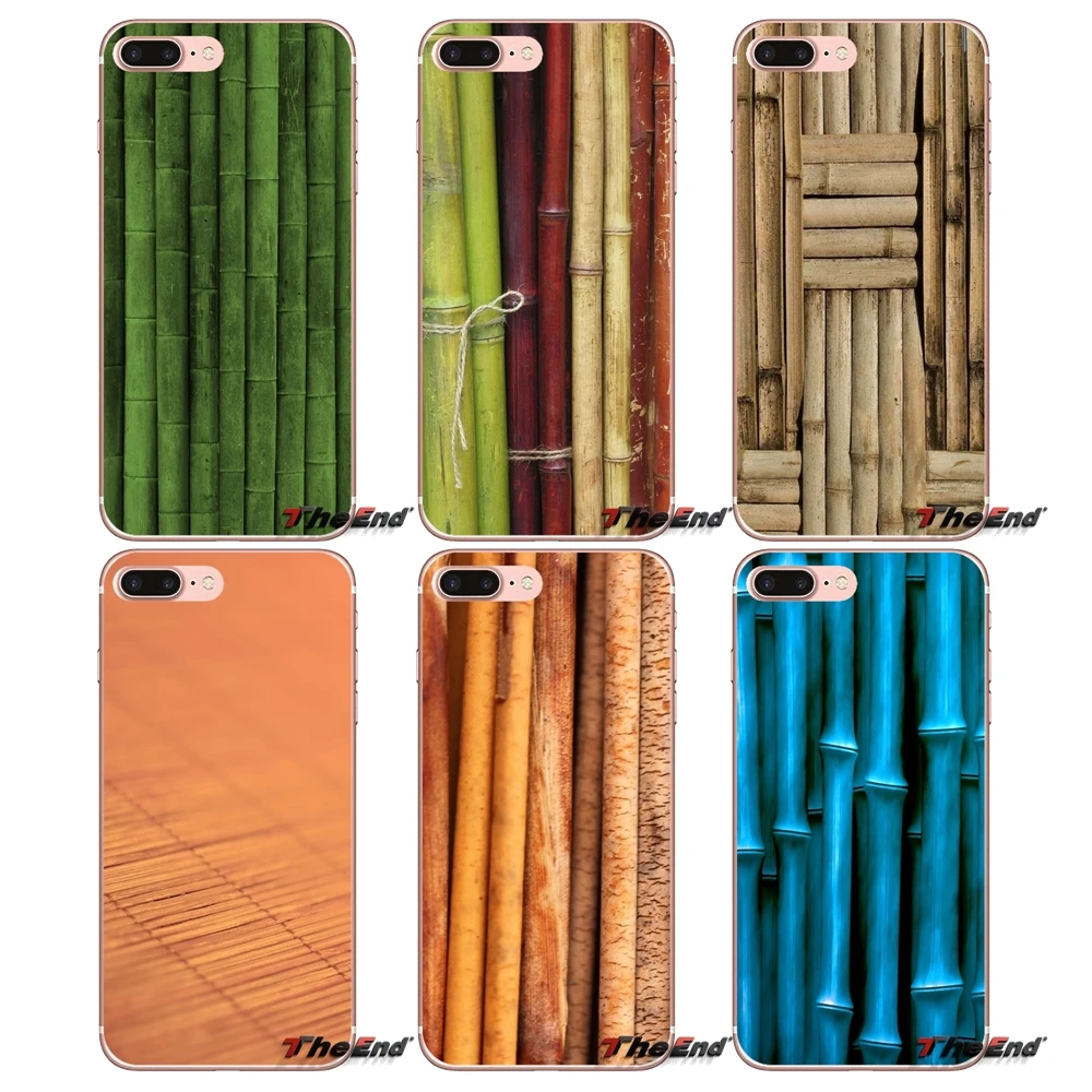 

Soft Transparent Skin Case Textures Bamboo For Sony Xperia Z Z1 Z2 Z3 Z5 compact M2 M4 M5 E3 T3 XA Aqua LG G4 G5 G3 G2 Mini Capa