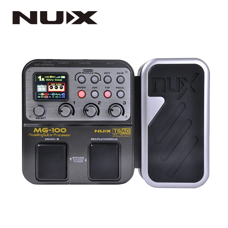 NUX MG-20 MG20 гитара Мульти-эффекты усилитель педали черный Digitech мульти эффекты моделирование процессор Guitarra петля/объем