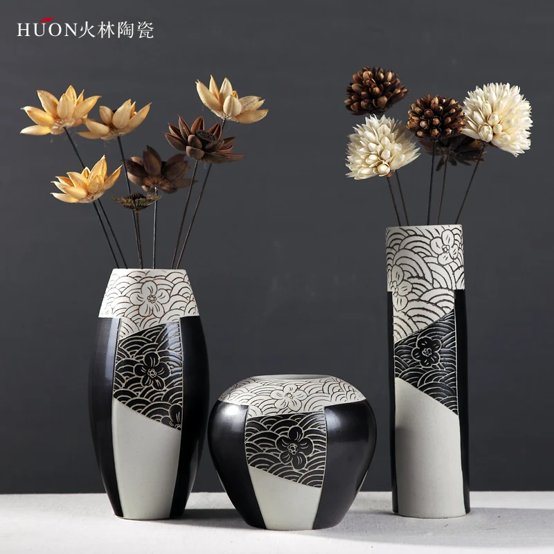 

vases, flower arranging is furnishing articles new Chinese contemporary sitting room TV ark wine home decoration