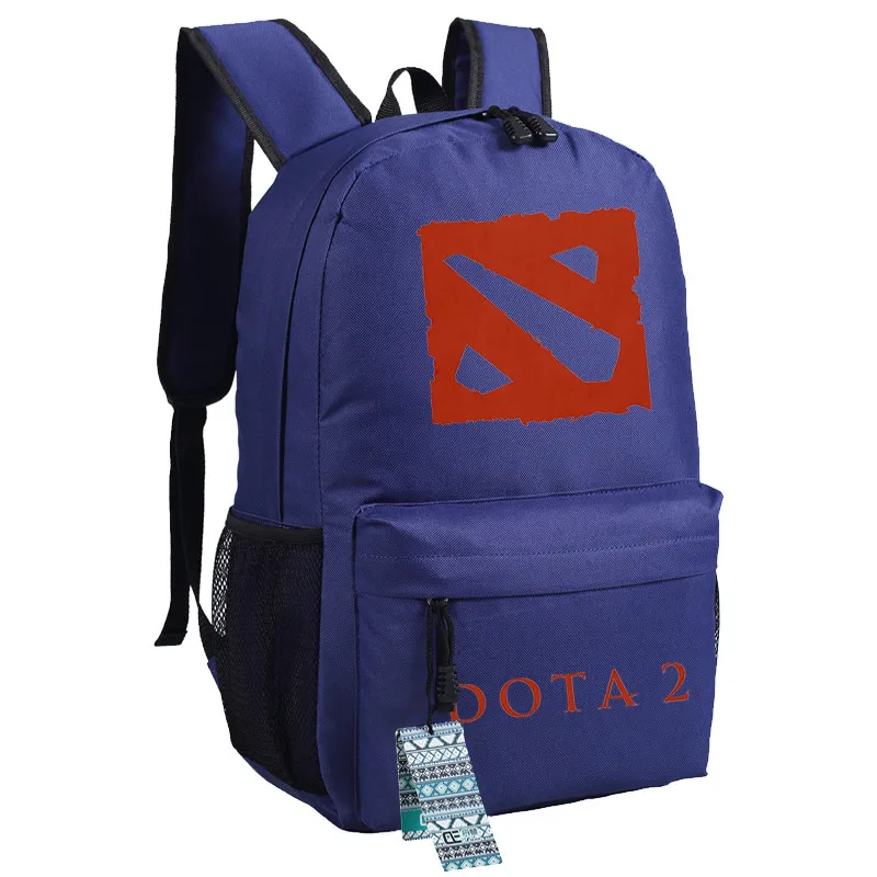  DOTA 2 TI 7 Logo Teenager Printing Backpack Bag Dota 2 Anime Book Students Shoulder Bag Cosplay Gif