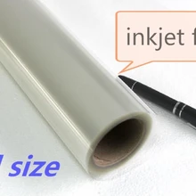 2" 36" 4" PET прозрачная пленка для струйной печати для изготовления тарелок