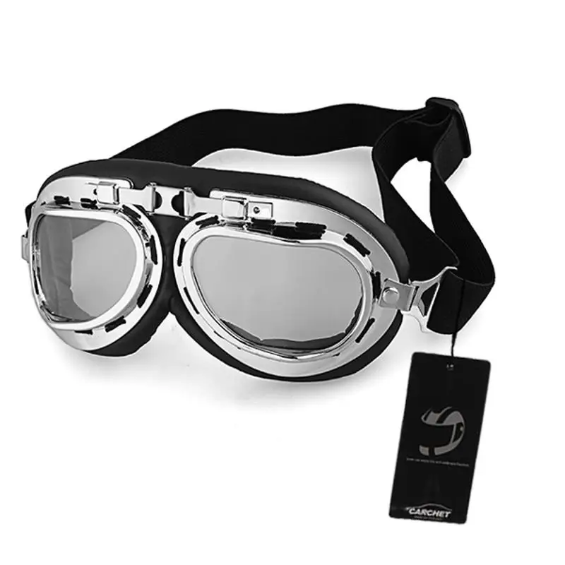 CARCHET винтажные очки мотокросса мотоцикл велосипед очки шлем очки с УФ-защитой новые гоночные очки черный