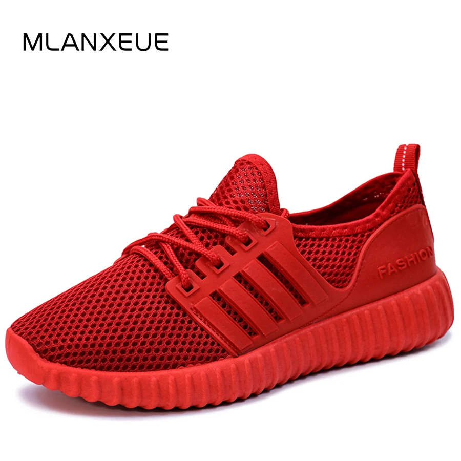 

MLANXEUE Fashion Breathable Mesh Women Shoes Lace Up Solid Color Casual Woman Shoes 2018 Summer Autumn Plus Size 35-40 Lady Shoe