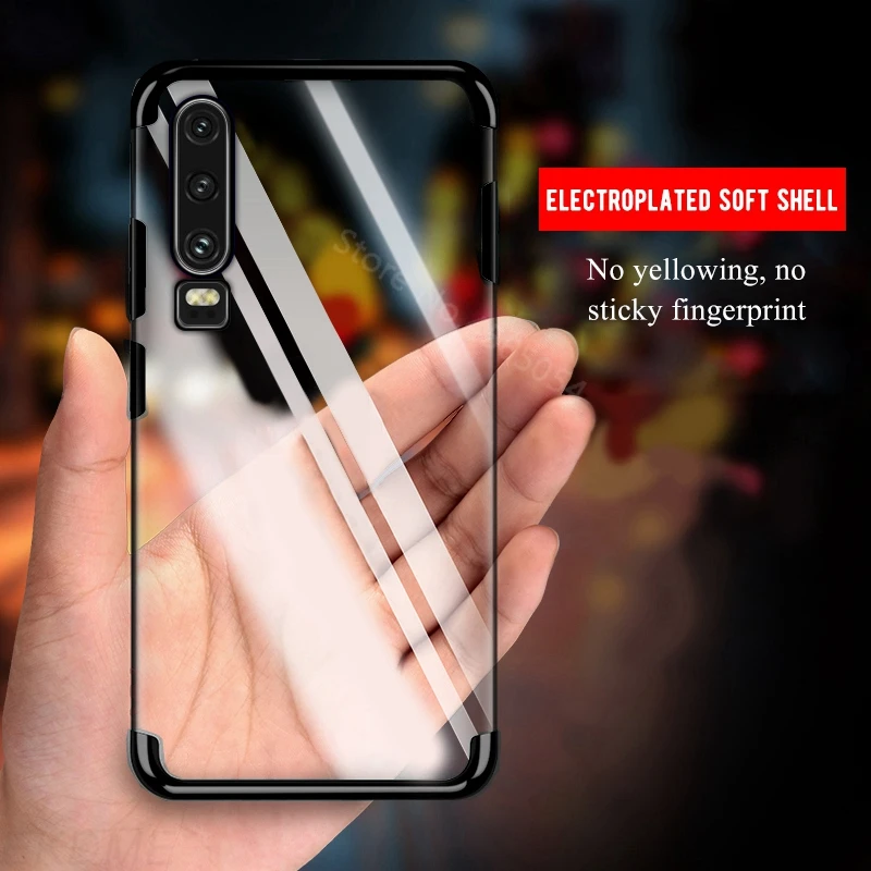 Чехол для Huawei P30 Lite P20 P10 Plus чехол P Smart Nova 4e 3e 3i мягкий с гальваническим покрытием