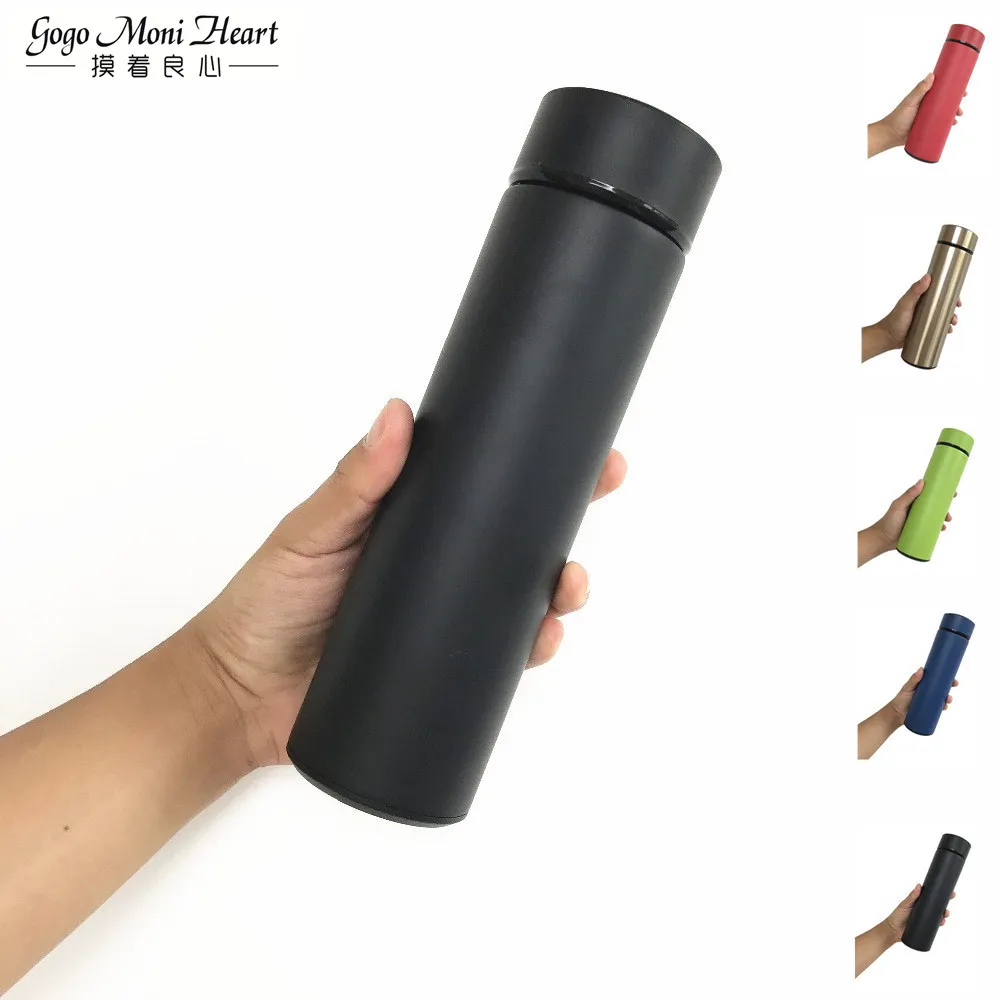 

Vacuum Flask Double Walled Stainless Steel Water Bottle for Cold/Warm Drink 500ml Drink BottleCar water bottle outsid