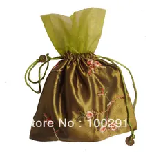 AAL998! Лот синий шифон шелковая парча мешочки шелковая органза сумка Подарочная сумка Свадебный мешочек смешанный цвет приемлемый