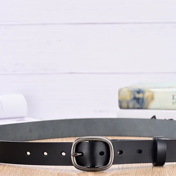 【DWTS】Women's Belt Fashion Women Female Belt Genuine Leather Belts For Women Female Belt Pin Buckles Fancy Vintage for Jeans 2