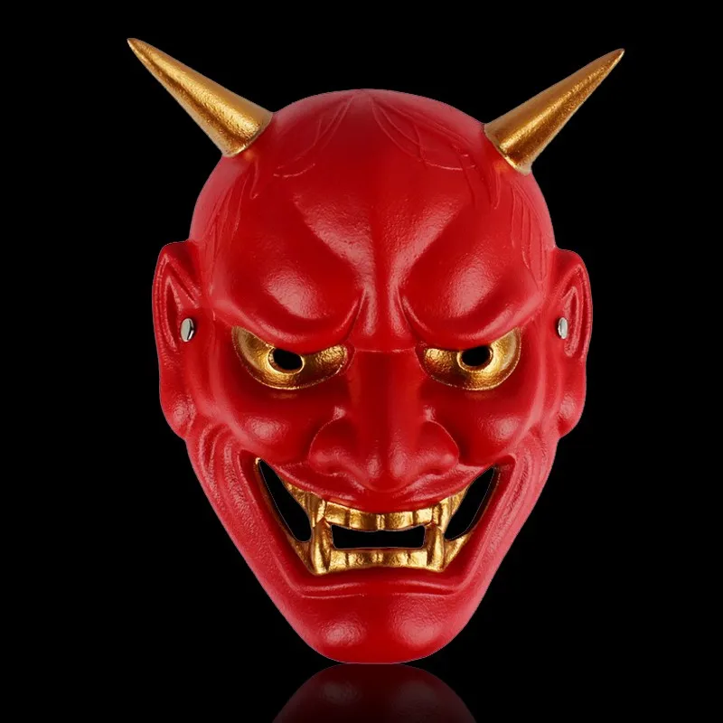 Нох маска японская ногаку ханния танцевальные представления вечерние Хэллоуин Карнавальный Декор Коллекция полное лицо красный