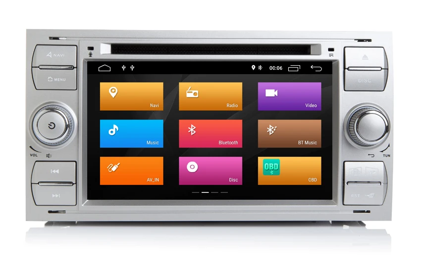 Android 9.0 Quad Core CAR DVD GPS Player For FORD FOCUS FIESTA TRANSIT FUSION CONNECT KUGA C-MAX S-MAX Multimedia Stereo Radio