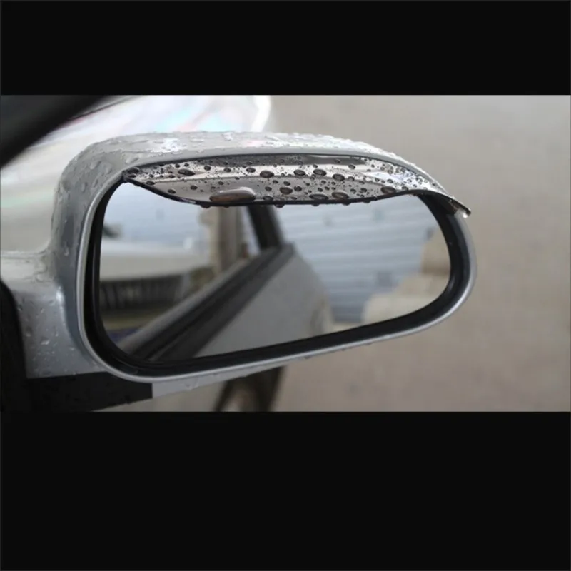 Car Rear view Mirror sticker rain eyebrow weatherstrip auto mirror Rain