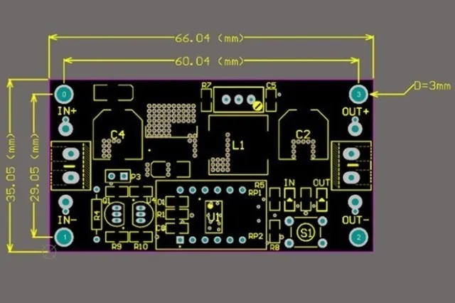 DC-DC adjustable power supply module4