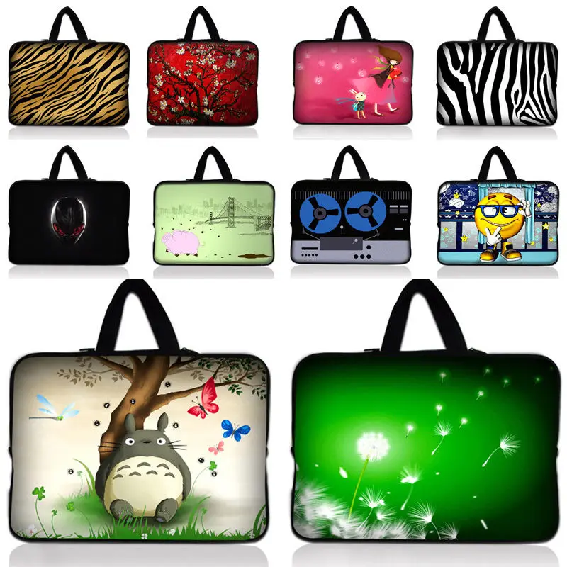 12" 11.6'' Customizable Soft Neoprene Laptop Sleeve Bag Netbbok Case