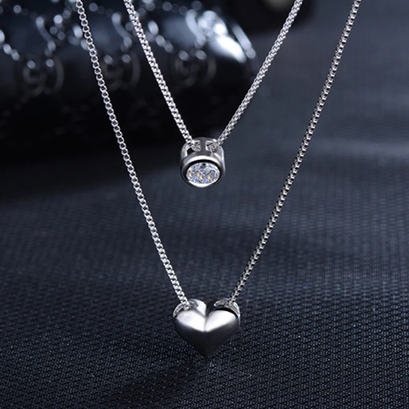 heart necklace silver 925 jewelry (6)