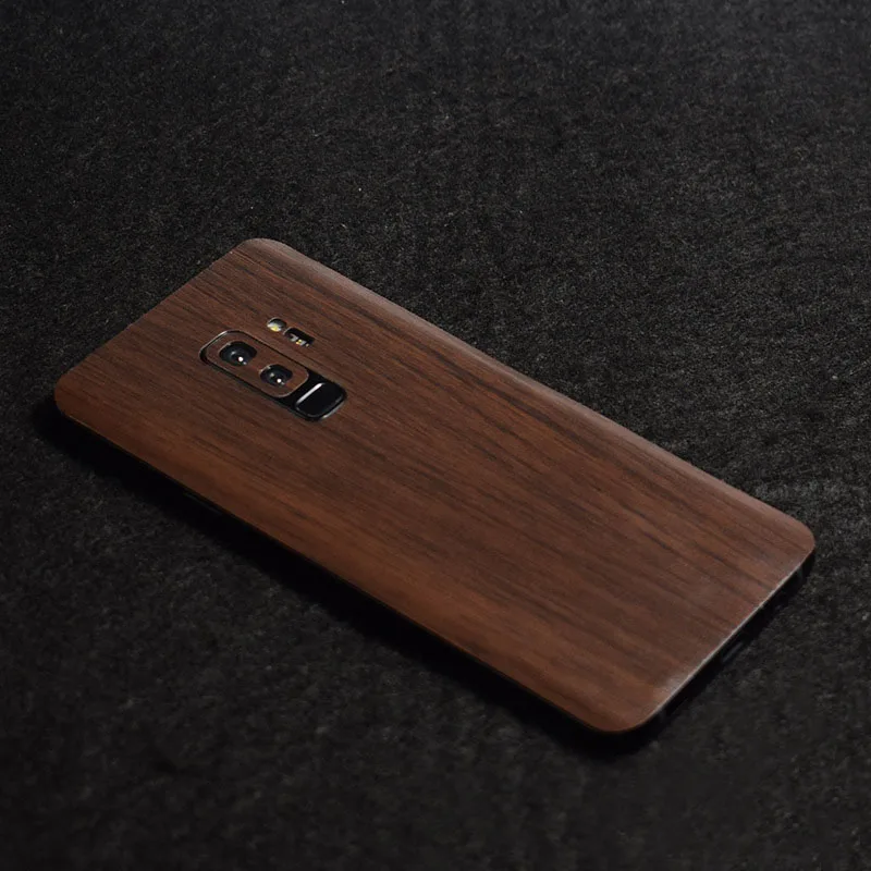 MLLSE High Simulation Wood Grain Sticker 3M Phone Back Paste Sticker For SAMSUNG Galaxy S9S9 Plus Wood Skin Protective Film (4)