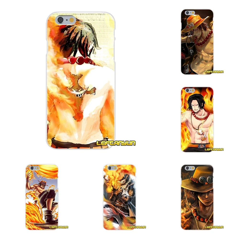 One Piece Эйс для samsung Galaxy S3 S4 S5 мини S6 S7 край S8 S9 Plus Note 2 3 4 5 8 аксессуары мобильного