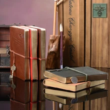 Подарочные канцелярские винтажные ПУ кожаные обложки Блокнот записная книжка журнал дневник