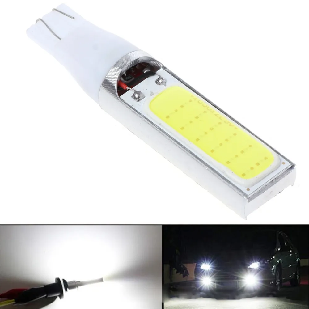 

High Quality T10 10W 194 168 W5W COB White LED Light Backup Fog Brake Lamp New