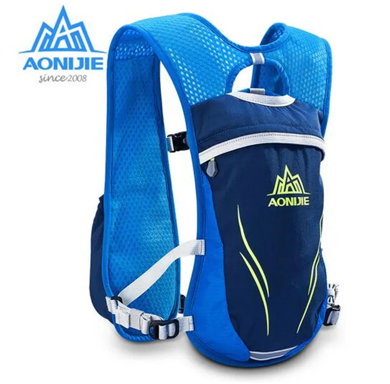 

AONIJIE Running Marathon Hydration Outdoor Bags Hiking Backpack Vest Marathon Cycling Backpack 5.5L For 1.5L Water Bladder