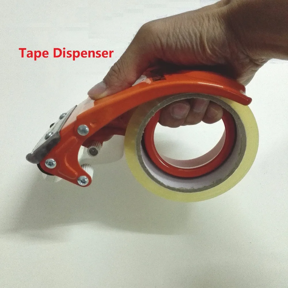 6.8cm Metal Tape Dispenser Machine Sealing Device Tape Cutter Packager