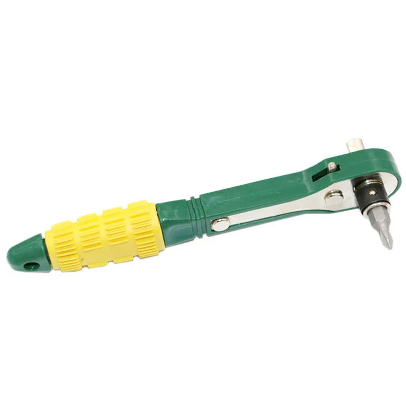 

Portable Multifunctional Mini 1/4 Head Screwdriver Pole 6.35 Quick Ratchet Socket Wrench Multiple Function Tool HR New