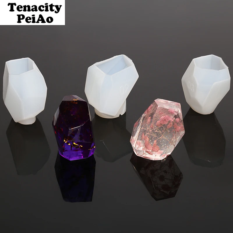 

Transparent Silicone Mold Dried Flower For Epoxy UV Resin Decorative Craft DIY Stone Molds For Jewelry Making Tools