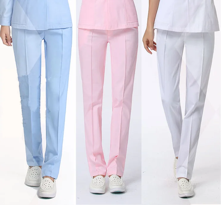 Настоящие тонкие и плотные летние брюки для медсестер, зимние брюки для медсестер с эластичным поясом, одежда для медсестры, большие размеры, штаны для доктора