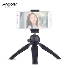Andoer, держатель для смартфона, штатив, мини-монопод для телефона, с 1/" винтовым креплением для DSLR камеры, экшн-камеры 57-87 мм, смартфона