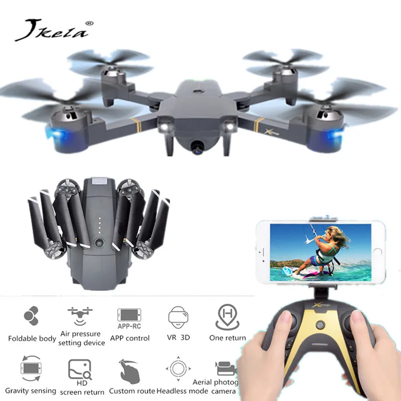 Мини дроны XT 1 talon с дистанционным управлением HD камера RC вертолет x pro складной 4k