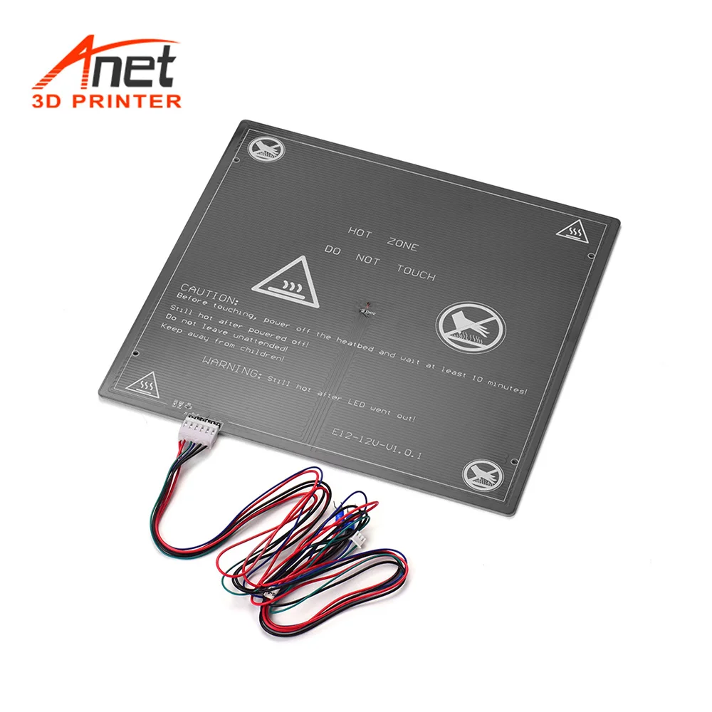 Anet 1 шт. 12 в 3d Принтер Горячая кровать нагревательная платформа Тепловая