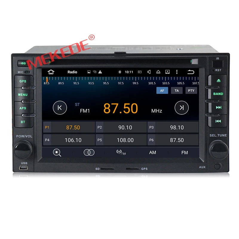 2din в тире Android7.1 KIA Cerato Sportage Ceed Sorento РИО автомобиля DVD gps навигации Авторадио Стерео