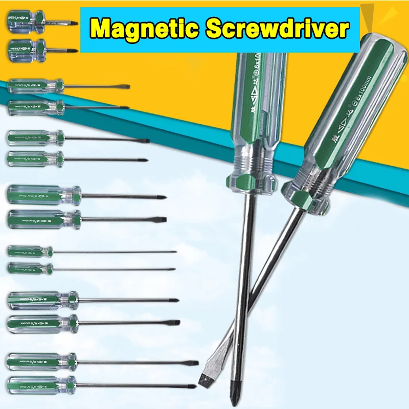 

2PCS per Lot Cross and Slotted Professional Industrial Tools All Type Mini Screwdriver Tools