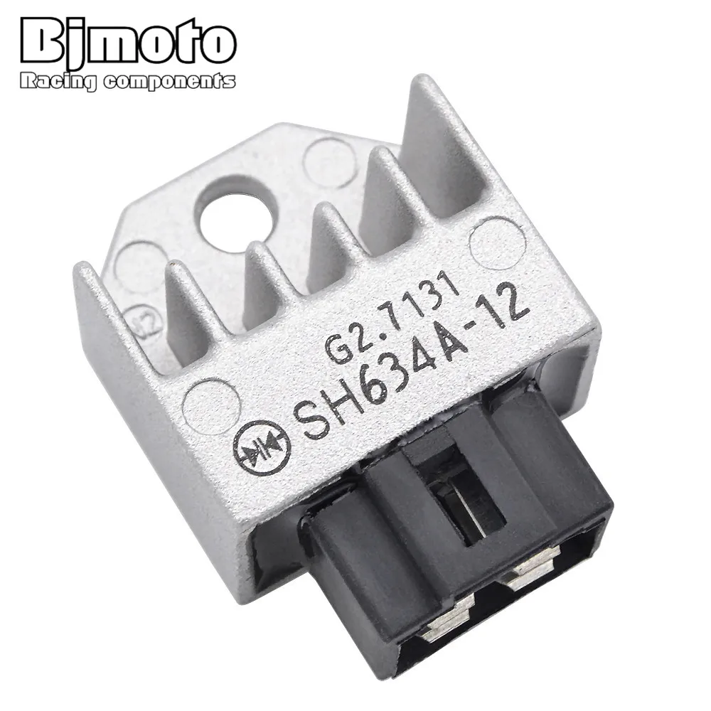 

BJMOTO Motorcycle Voltage Regulator Rectifier For Honda CRF230F SH50 SH100 CRF150F C90 NSR50R Kawasaki KLX450R KYMCO Sento 50