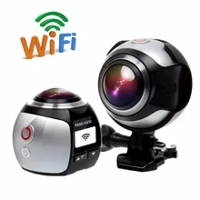 Campark Камера Спорта Wifi Мини Действий Камеры 2448*2448 Ultra HD Панорама VR Спорт 360 градусов Вождения Камера поддержка wi-fi