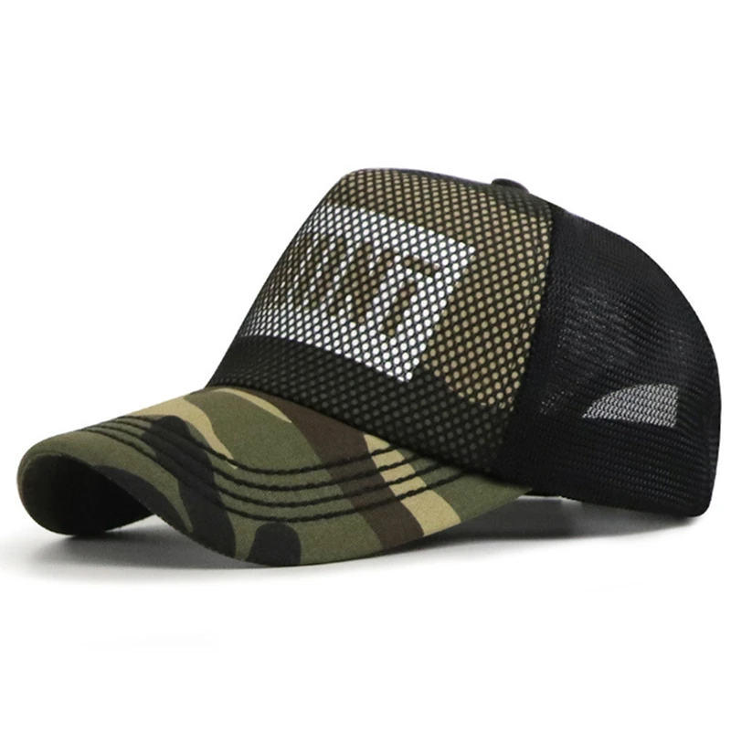 

[NORTHWOOD] 2019 High Quality Men's Summer Cap Camouflage Mesh Baseball Cap Women Casquette Snapback Breathable Sun Dad Hat