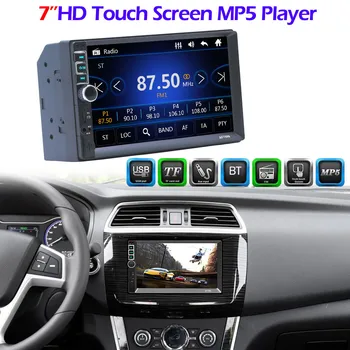 

New Bluetooth function 7005 7in 2Din Car MP5 Player HD Stereo FM Radio Screen MP3 AUX USB2.0 Handfree Rear view function #LR5