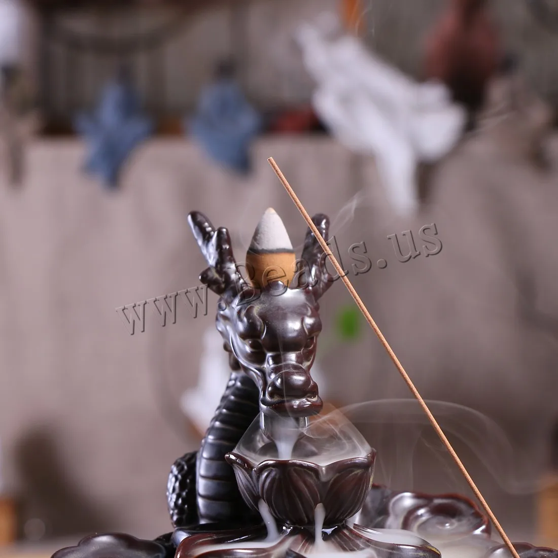 Traditional Chinese Dragon Incense Burner Smoke Waterfall Backflow Incense Burner Censer Use In Home Office Teahouse