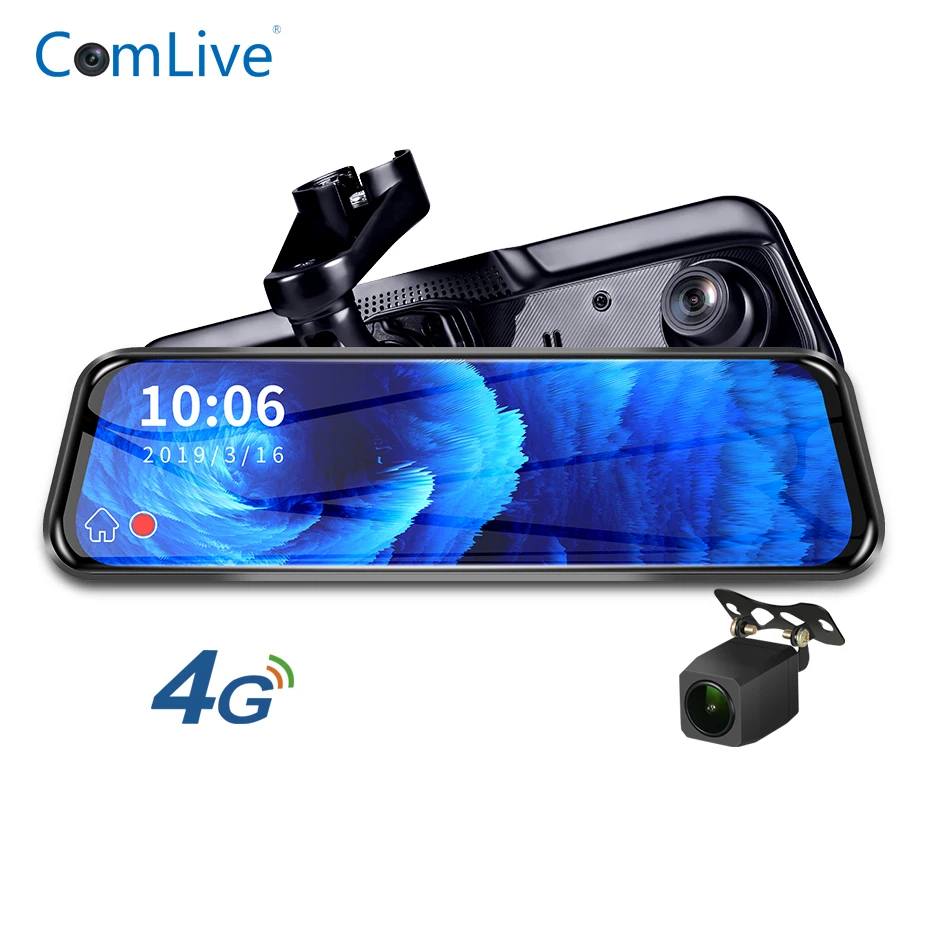 Camlive H58 4G ADAS Car DVR Camera 10\Android Stream Media Rear View Mirror FHD 1080P WiFi GPS Dash Cam Registrar Video Recorder