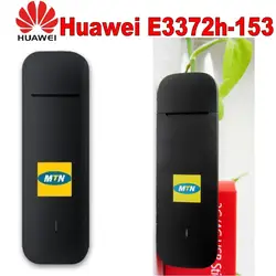 Huawei e3372 e3372h-153 4G LTE USB Dongle интерфейсом USB Datacard мобильного широкополосного доступа USB модемов плюс 2 шт. антенны