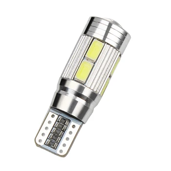 

LEEPEE T10 5630 SMD Parking Braking Lamps LED Car Turn Signal Lights DC 12V Indicators 10 LED Bulbs CANBUS Car Styling
