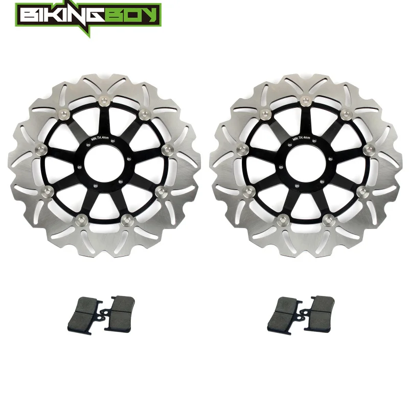 BIKINGBOY для HONDA CBR900RR Fireblade 1992 1993 CBR 900 RR N P передние тормозные диски роторы диски колодки волна круглая Замена Пара