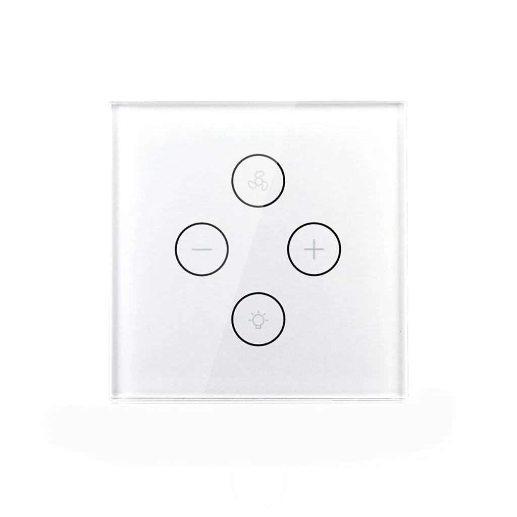 

WiFi Smart Ceiling Fan Light Wall Switch Life Tuya APP Remote Various Speed Control Interruptor Compatible For Alexa Google Home