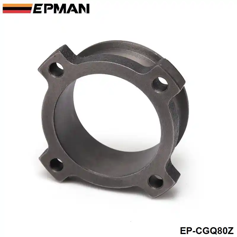 Adaptador de banda en V Suuonee brida de tubo de escape de 3y 4 pernos para tubo adaptador de banda en V de 3 GT30 GT35 T3