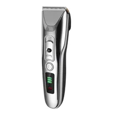 Электрические машинки для стрижки волос, триммер для бороды Парикмахерская резки, USB Перезаряжаемые, Батарея Ёмкость Дисплей, Керамика лезвие