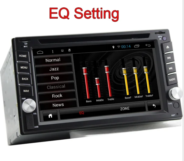 Clearance Quad Core 7 inch 2 Din Android 8.1 for vw opel golf Car Audio Stereo FM Radio With GPS Bluetooth WiFi free camera dvd automotivo 4
